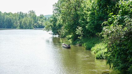 Regnitz bei Bamberg - obrazy, fototapety, plakaty