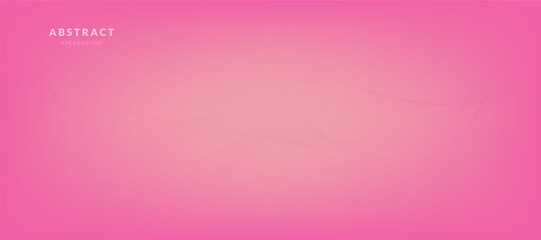 Abstract Pink Gradient Background Template with Wavy Lines © VectorStockStuff