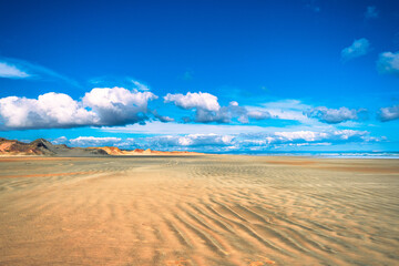 sand dunes and sky. New Zealand