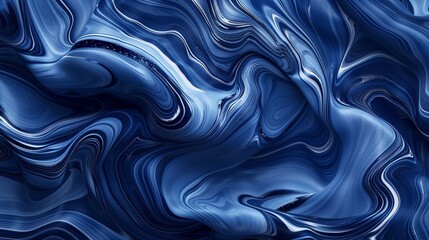 Sapphire Whorls: A High-Definition Abstract Background Illustrating the Sublime Beauty of Blue Marble Ink Textures, Flowing Like Rivers Through a Canvas of Stone.