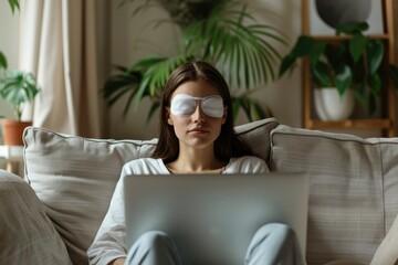 eye applicators, bandage. Tired eyes. Reusable sponges. Rest. Restoring vision. Cold compress on eyes