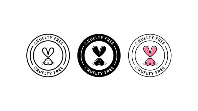 Cruelty free icon. Cruelty free black outline. Thin line icon of Cruelty free icon. not tested on animals icon. 