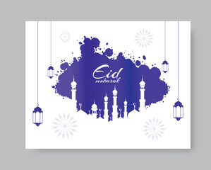 Eid Mubarak Islamic Background Template, Eid Al Fitr Template Design, Holy Day for Muslims, greeting background, eid mubarak template
