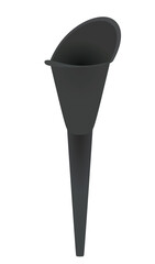 Grey  plastic funnel. vector illustration