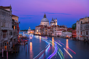 View of the Basilica of Santa Maria della Salute, Venice, Italy - 764246153
