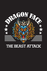 Dragon Face t shirt