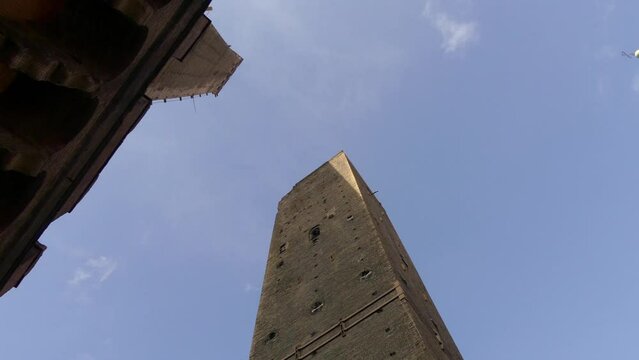 BOLOGNA, ITALY - NOVEMBER 21 2016: Santi Bartolomeo e Gaetano is a Renaissance style, Roman Catholic church in central Bologna. Two Towers are symbol of Bologna, Italy