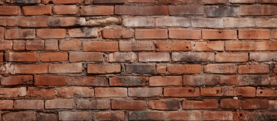 Fototapeta premium A brick wall featuring the texture of bricks