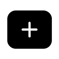 Medical Plus icon vector silhouette graphic element symbol clipart illustration on a Transparent Background