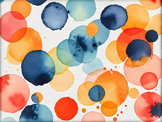Fototapeta na wymiar Creative Sparks: Vibrant Watercolor Background. generative AI