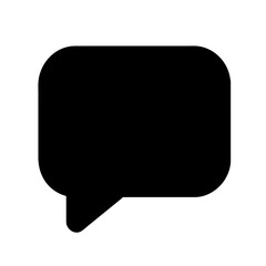 Naklejka premium Chat icon vector symbol element illustration on a Transparent Background