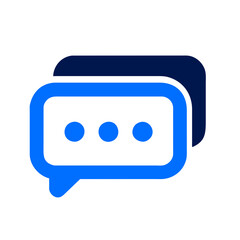 Fototapeta premium Chat icon vector symbol element illustration on a Transparent Background