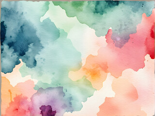 Artistic Expression: Watercolor Background. generative AI