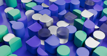 geometric shapes abstract background