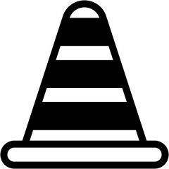 Cone, construction, road, safety, traffic Icon