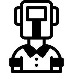 Avatar, factory, welder, welding, worker Icon