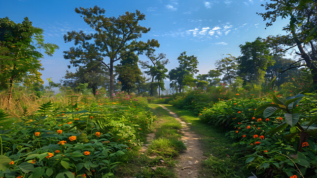 Jharkhand's Vibrant Nature: A Tranquil Journey Through Verdant Greenery and Blooming Colors