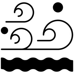 tide, ecology and environment, energy, sea, tidal, tidal power Icon