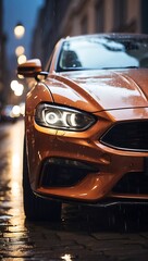 Fototapeta premium A close up of a sports car