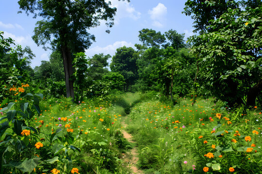 Jharkhand's Vibrant Nature: A Tranquil Journey Through Verdant Greenery and Blooming Colors