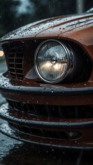Fototapeta premium A close up of a sports car