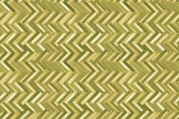 Seamless geometric pattern with olive green herringbone design on textured background