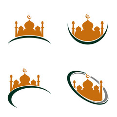 logo template islamic flat