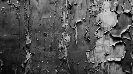 Fotobehang A rugged metal texture adorned with scratches © Chingiz