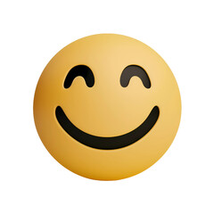 Fototapeta premium 3d smiley face