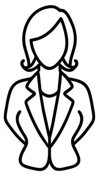 Frau im Blazer/Kostüm / Businesswoman