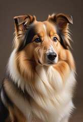 Fototapeta premium Half body dog portrait