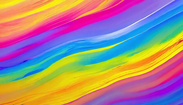 Dynamic Movement: Abstract Waves of Color