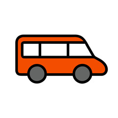Car Icon Vector, Transportation Method Graphic Illustration