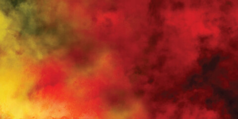 Red and yellow background, abstract watercolor background with space. Colorful watercolor paint texture background. Red and yellow background. 