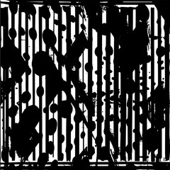 Black and white grunge texture. Abstract vector background