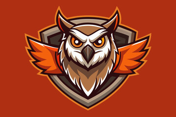  owltiley animal logo illustration