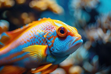 Vibrant Fish in Coral Reef
