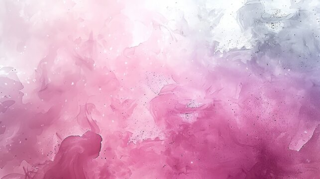 a close up of a pink and white background with lots of drops of water on the bottom of the image.