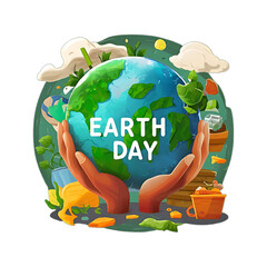 Earth Day Tshirt Design Graphic resource