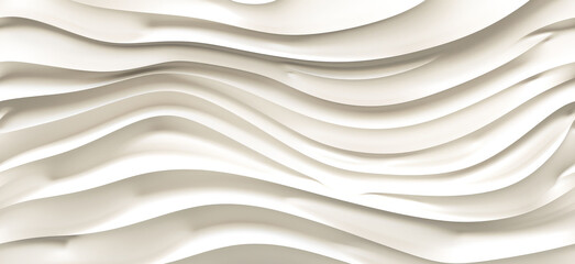 a close up of a white wall with a wavy pattern on the top and bottom of the wall and bottom of the wall.