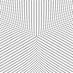 Geometrical monochrome round square pattern background design - circular abstract black and white vector graphic with squares - obrazy, fototapety, plakaty