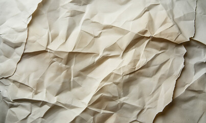 Obraz premium High-Resolution Vintage Crumpled Paper Texture Background