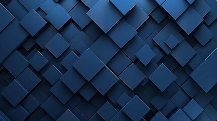 Fototapeta na wymiar Abstract blue background with cubes.