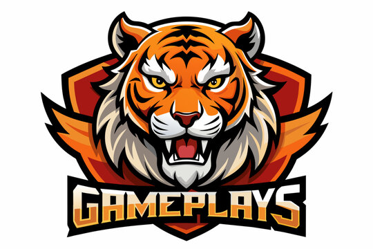 gameplays logo with tiger 