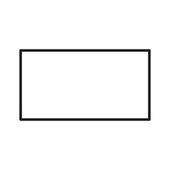 rectangle icon vector illustration design template
