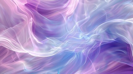 Obraz premium A dynamic wallpaper with pastel purple and blue swirls that feel like a dream AI generated illustration