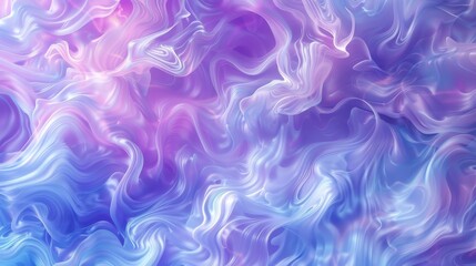 Obraz premium A dynamic wallpaper with pastel purple and blue swirls that feel like a dream AI generated illustration