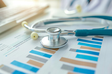Medical business and health insurance concept. Ideal for healthcare presentations and insurance brochures