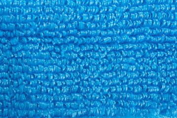 Full surface frame of a loofah knitted from polypropylene yarns.