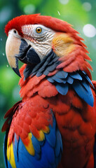 Fototapeta premium Ave tropical primer plano en la naturaleza